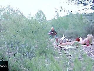 Two Beautiful Sluts FUCKED In Foursome