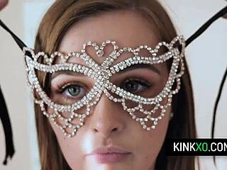 Hot milf stepmother teaches her stepdaughter how to suck a cock