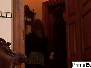 Euro babe gets wild fuck