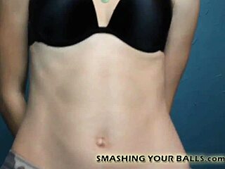 We will crush your balls till they swell up hard