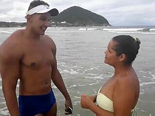 Paty Bumbum Gets Lucky On The Beach