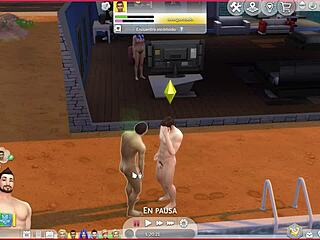 The straight sim succumbs to gay temptation