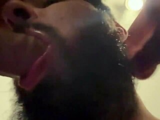 Bearded man sucks 41 cocks in retro blue films