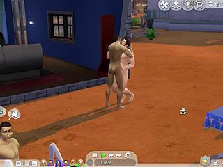 The straight sim succumbs to gay temptation