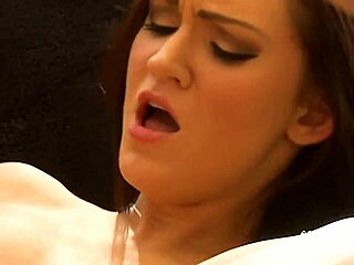 Kendall Karson Bent Over, Gagging on Cock Before Facial Cumshot