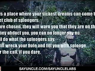 i saw this tattooed twink gettin raw ass pounded by his masters outdoors