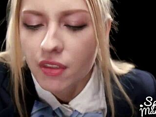 Blonde Girl Loves Cum So Much at Wild Blowbang Party. She Swallows Every Drop at This Bukkake Bash!