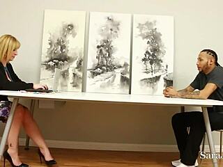 Busty Office Milf Sara Jay Rides Monster Cock for Sticky Cum