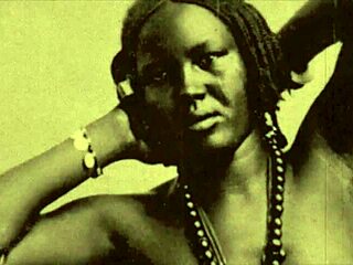 Retro Interracial Beauties Showing Natural Tits in Vintage Outdoor Scenes