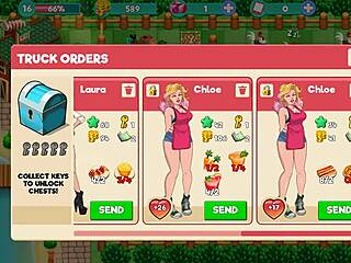 Nutaku booty farm hentai game part 18 with cute flashing