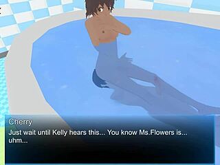 Is this femdom university cherry in bathroom humiliation?