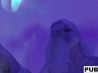 Sexy Wrestler Has Double Toy Action