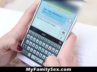 Step Sis Holds Back, Craving Wild Action Before Marriage in MyFamilySex