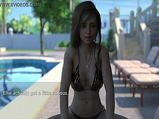 A wife and her stepmother share an erotic game adventure in part 64