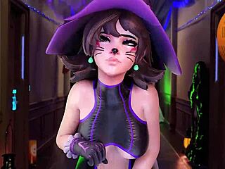 Kiriko: Sucking or Fucking on Halloween Night?