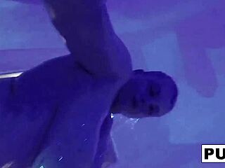 Sexy Wrestler Has Double Toy Action