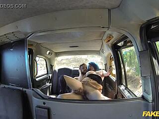 Horny Couple In Fake Taxi Have Random Encounter