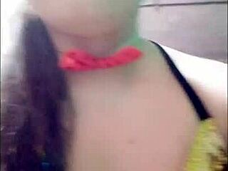 Latina hijastra bent over for padrastro to eat and fuck wet vagina