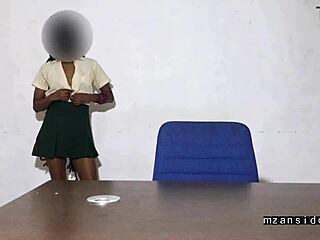 Ebony Babe Gets Fucked Outdoor In Striptease And Teasing