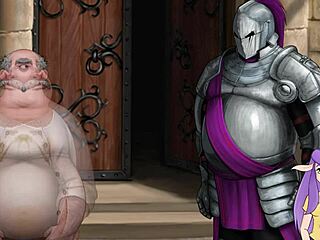 Elf gets rough sex with monster cock in anime