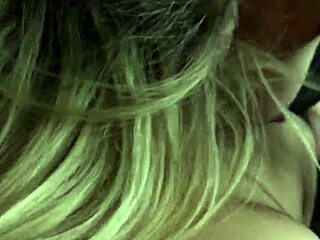 Hot Blonde Plays With Dick