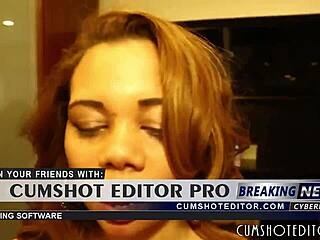 Young chubby latina slut drains cock deep.