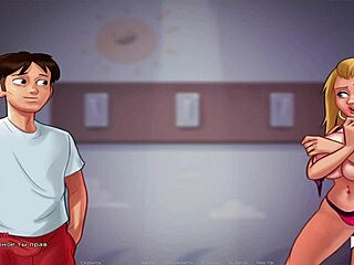 Merendando leche en Summertime Saga parte 96