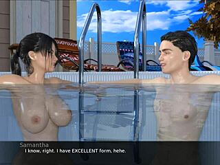 filf cap 14 - fucking my stepsister for her fans in a game of sex with cock, tits, blowjob, and ass