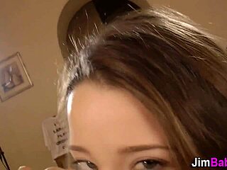 European Teenager Interacts With Elderly Person