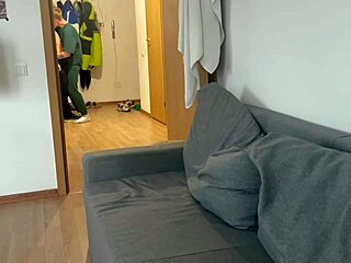 he invited a student to visit gave a juicy blowjob and brought him to orgasm