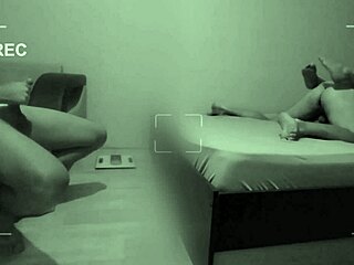 Cuckold Jerks Off Watching His Hot Wife Cheat with Her Lover on the Bed