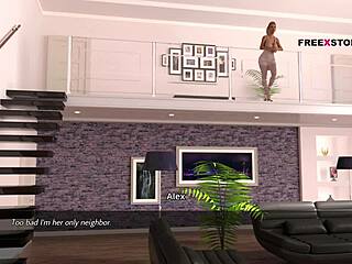 dreams of desire - alex spies jenna changing dress while landlady fingers her