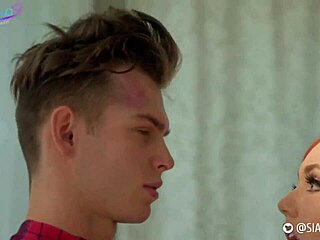 just chilling with sia siberia doing spider-man cosplay sex at home
