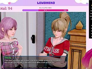 vtuber lewdneko dives into harem hotel game for part 11