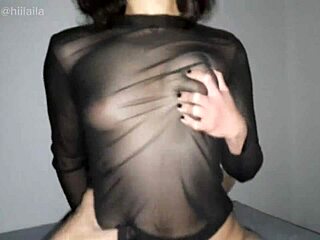 fucking my latina girlfriend during thunderstorm with riding and ass 😍