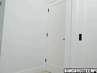 What an astounding anniversary gift! Teen babe licks pussy in threesome on holiday