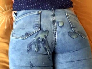 first time latin mom masturbates before stepson and takes cum on her stunning ass