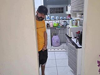 friend went to work and left me alone with his wife