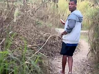 Brazilian Twinks Enjoy Big Cock Orgy In The Bush.