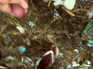 Brazilian Twinks Enjoy Big Cock Orgy In The Bush.