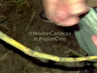 Brazilian Twinks Enjoy Big Cock Orgy In The Bush.