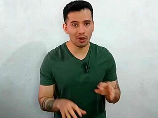 Gay oral with hairy ass lending in construction site