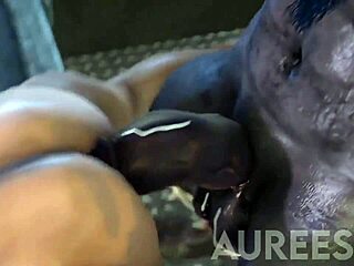 chris redfield explores muscular gay animation in this edit