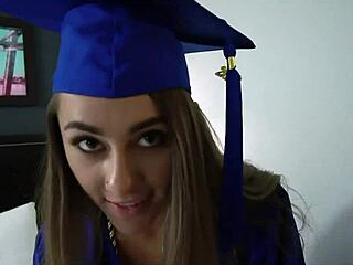 Hot teen gets messy creampie in taboo fuck