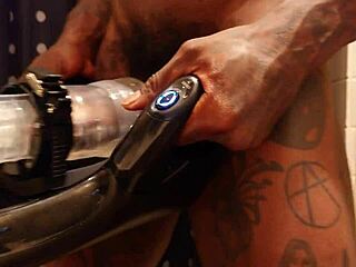 bbc hallelujah johnson masturbating solo with that universal launch toy