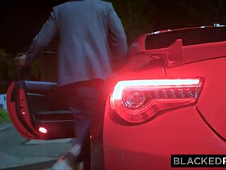 redhead babe sneaks away to ride big black cock in missionary and spooning