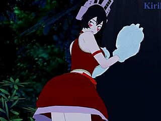 Shino Sosaki and Mei Hatsume in Wild 3D Hentai Action