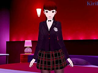 elizabeth and the yoshizawa sisters engage in intense hentai sex with creampies in persona 3 and 5