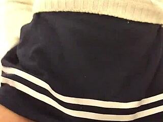 Shemale in Toilet with Tight Fit and Unique Style