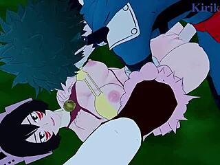 Shino Sosaki and Mei Hatsume in Wild 3D Hentai Action